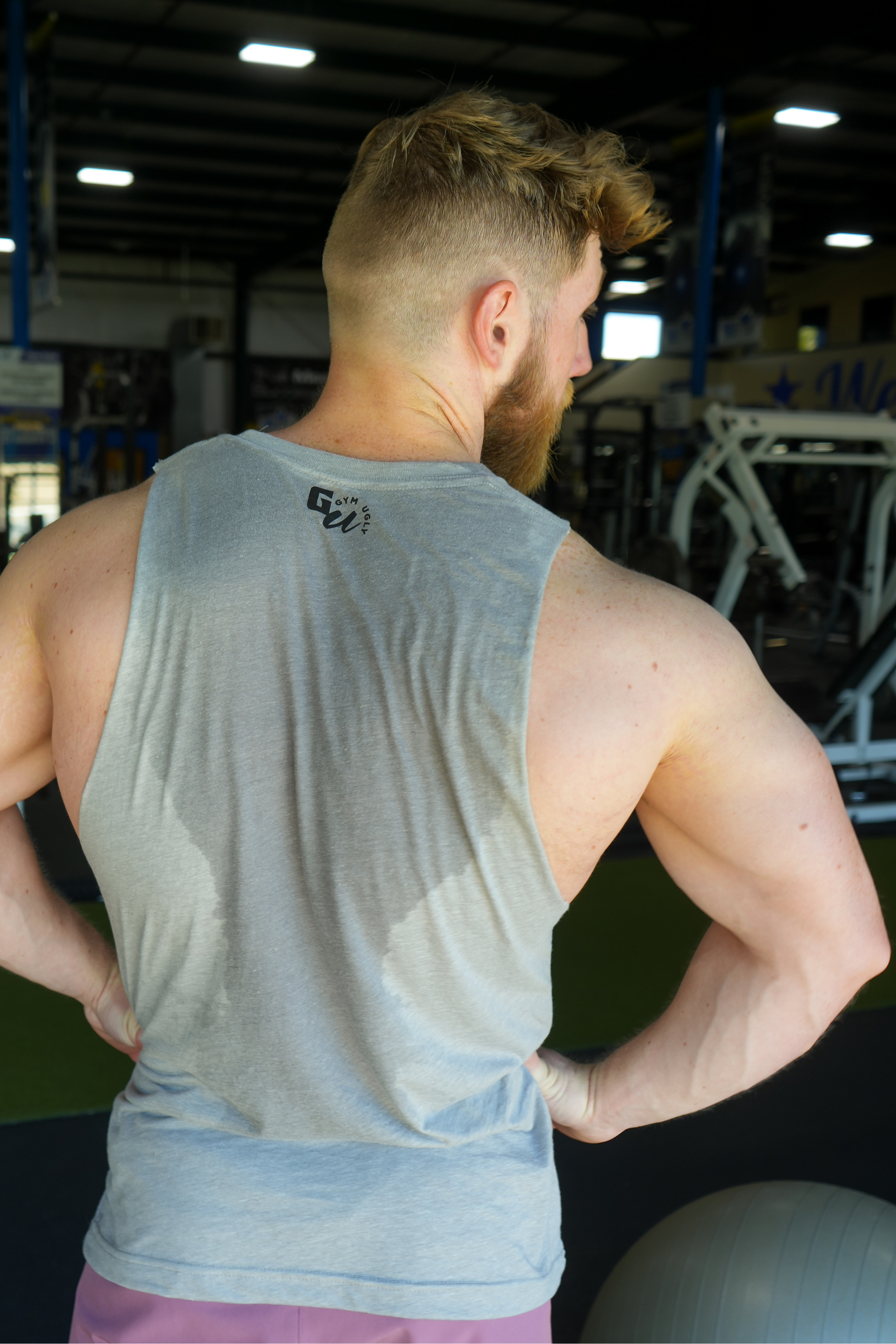 Gym Ugly Thundercloud Cutoff Tank