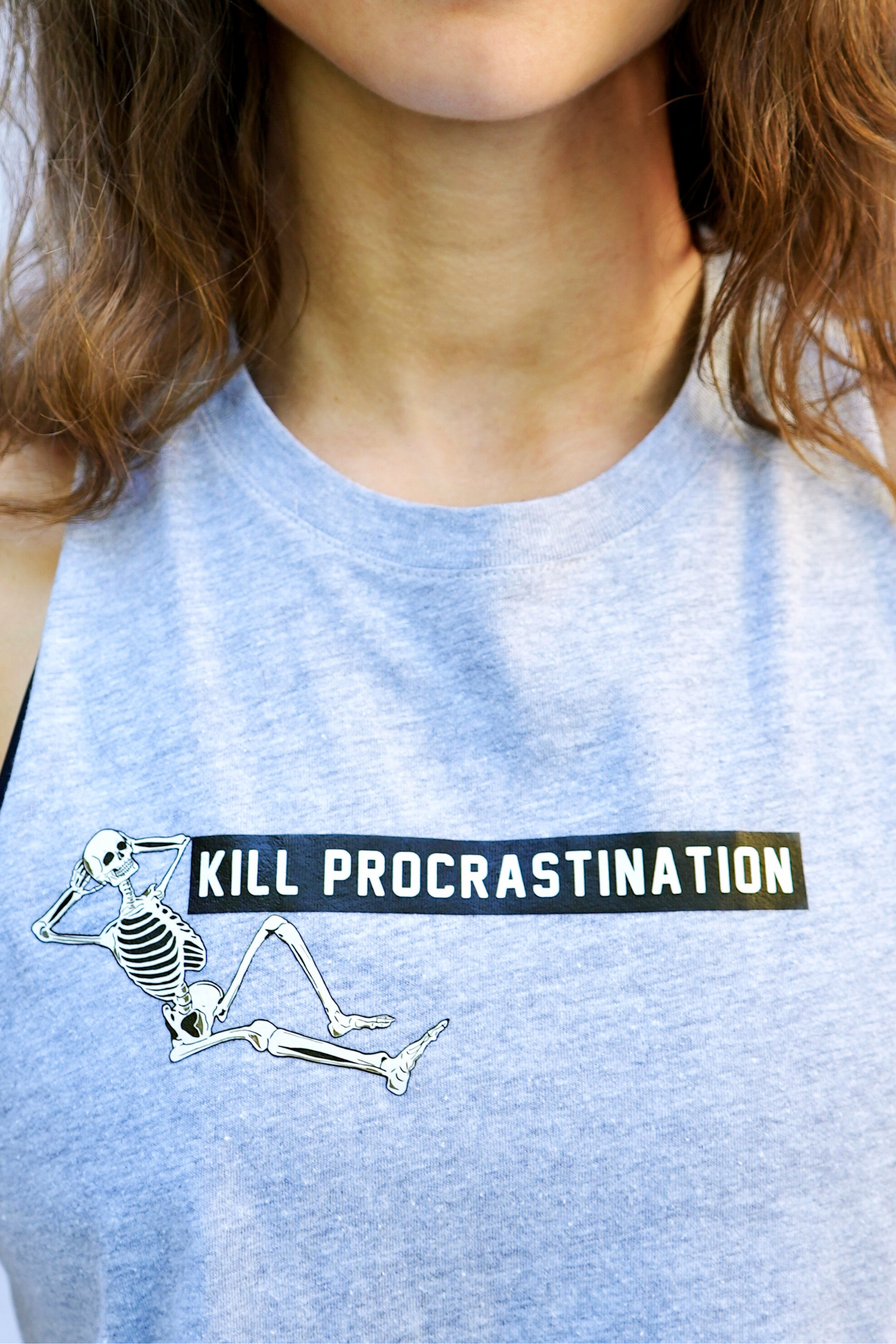 Kill Procrastination Racerback Tank
